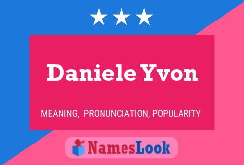 Poster del nome Daniele Yvon