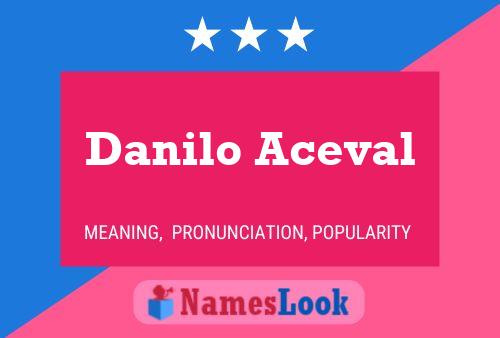 Poster del nome Danilo Aceval