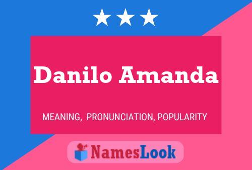 Poster del nome Danilo Amanda