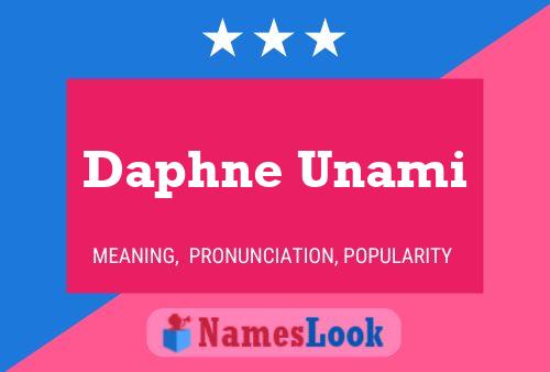 Poster del nome Daphne Unami