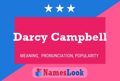 Poster del nome Darcy Campbell