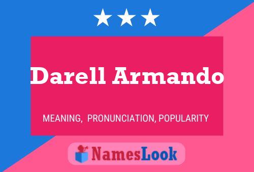 Poster del nome Darell Armando