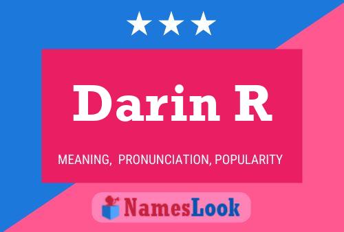 Poster del nome Darin R