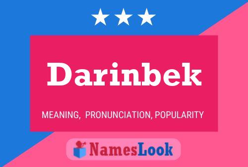 Poster del nome Darinbek