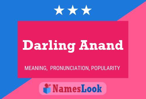 Poster del nome Darling Anand