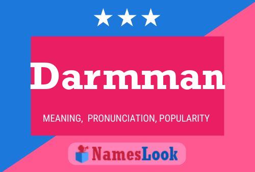 Poster del nome Darmman