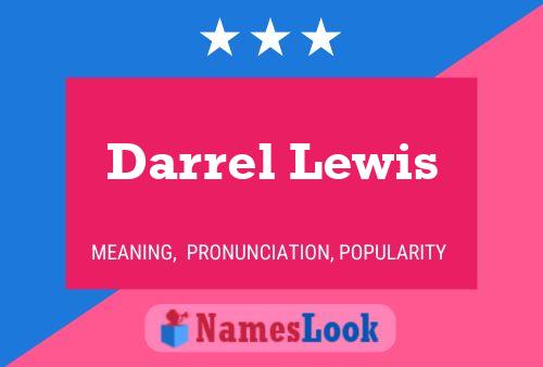 Poster del nome Darrel Lewis