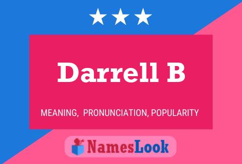 Poster del nome Darrell B