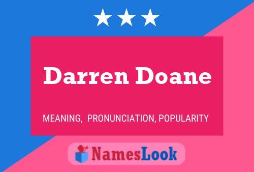 Poster del nome Darren Doane