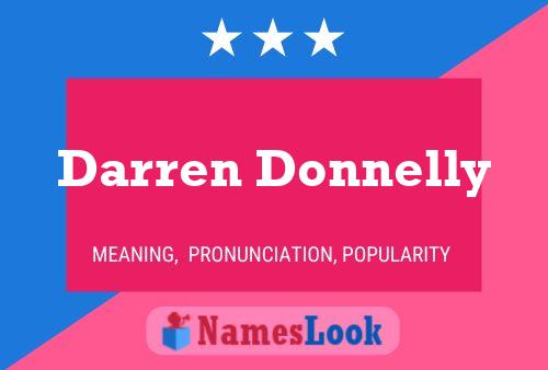 Poster del nome Darren Donnelly