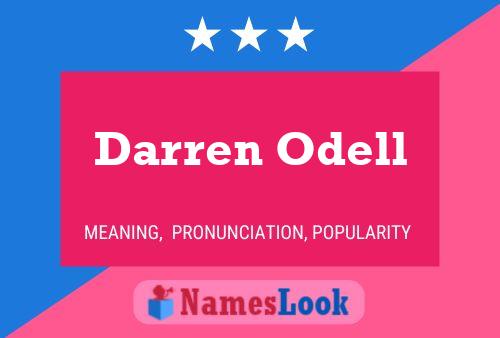 Poster del nome Darren Odell