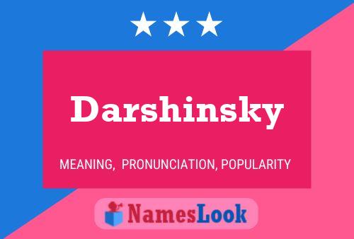 Poster del nome Darshinsky