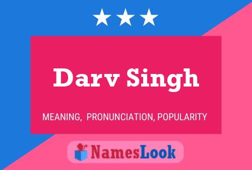 Poster del nome Darv Singh