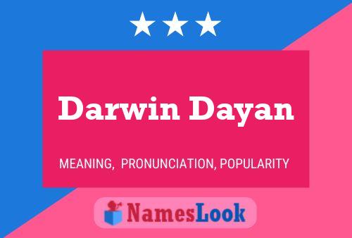 Poster del nome Darwin Dayan