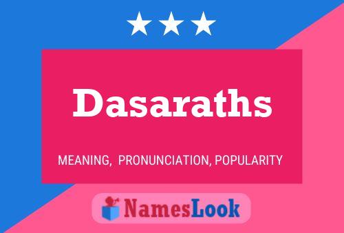 Poster del nome Dasaraths