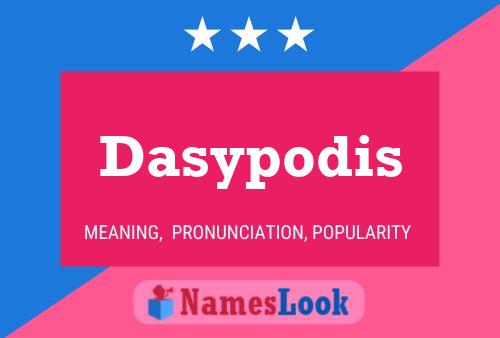 Poster del nome Dasypodis