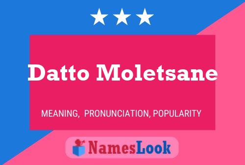 Poster del nome Datto Moletsane