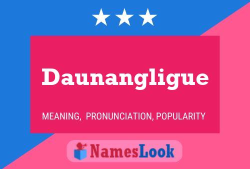 Poster del nome Daunangligue