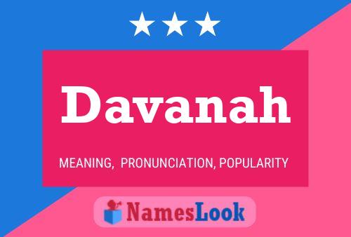 Poster del nome Davanah