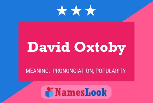 Poster del nome David Oxtoby