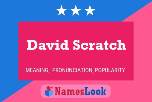 Poster del nome David Scratch