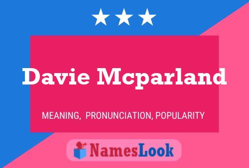 Poster del nome Davie Mcparland