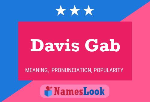 Poster del nome Davis Gab