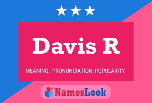 Poster del nome Davis R