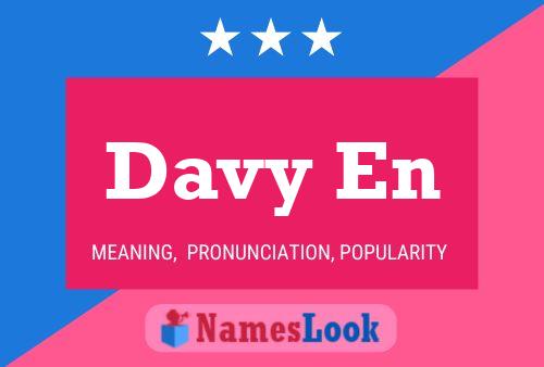 Poster del nome Davy En