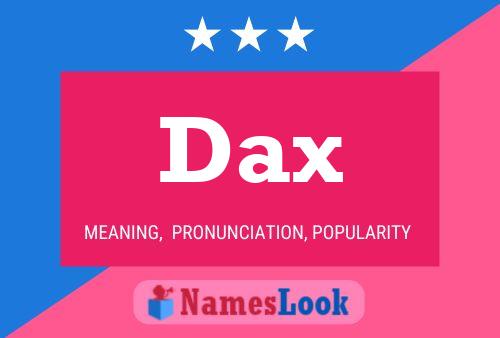 Poster del nome Dax