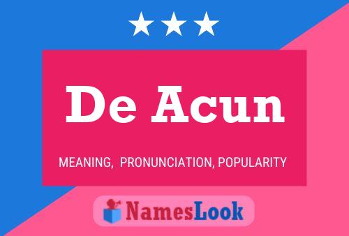 Poster del nome De Acun