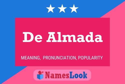 Poster del nome De Almada