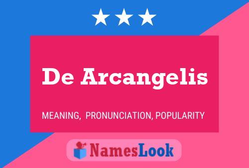 Poster del nome De Arcangelis