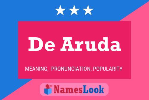 Poster del nome De Aruda