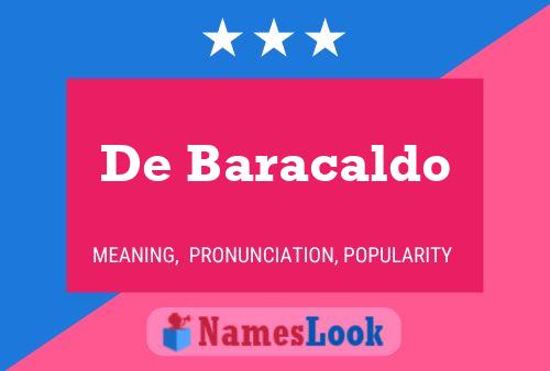 Poster del nome De Baracaldo