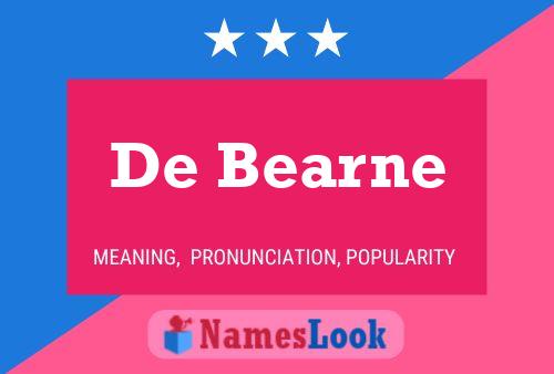 Poster del nome De Bearne