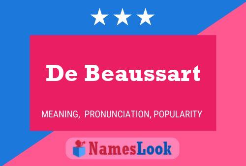 Poster del nome De Beaussart