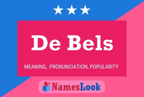 Poster del nome De Bels