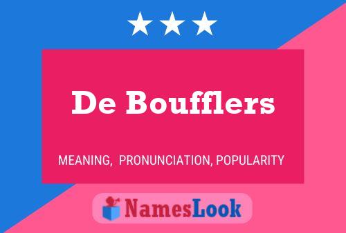 Poster del nome De Boufflers