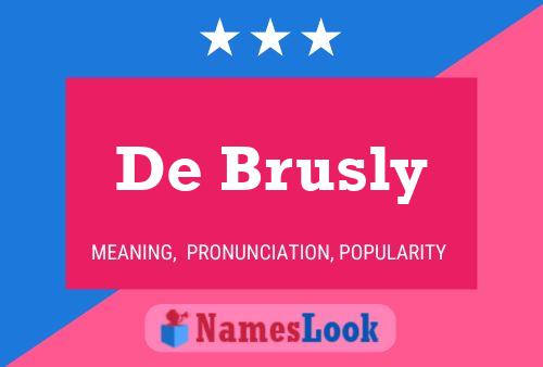 Poster del nome De Brusly