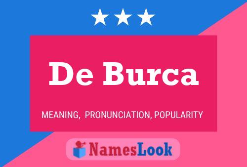 Poster del nome De Burca