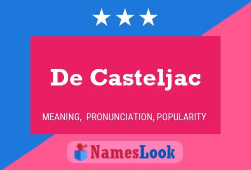 Poster del nome De Casteljac