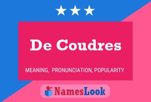 Poster del nome De Coudres