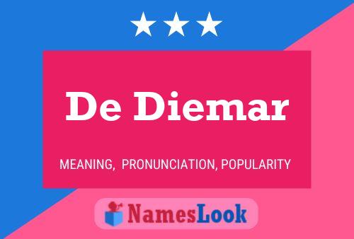 Poster del nome De Diemar