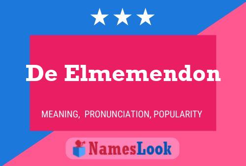 Poster del nome De Elmemendon