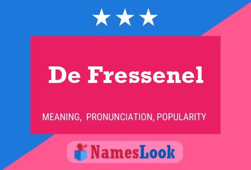 Poster del nome De Fressenel