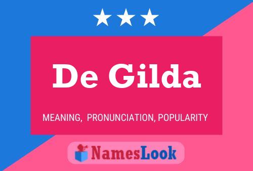 Poster del nome De Gilda