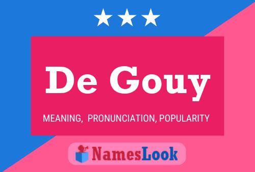 Poster del nome De Gouy