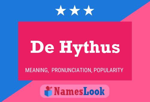 Poster del nome De Hythus