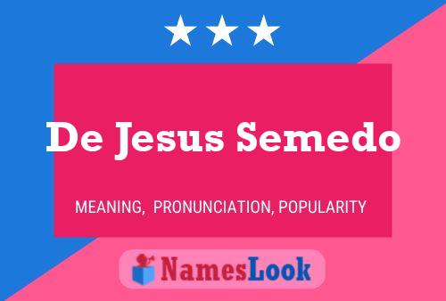 Poster del nome De Jesus Semedo